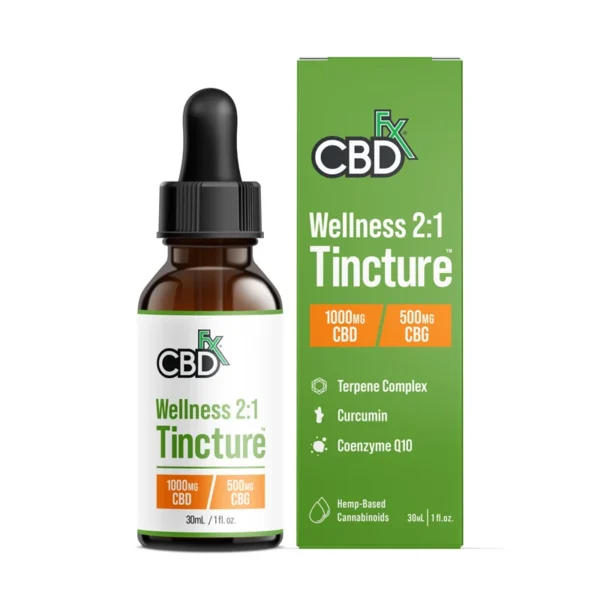 CBD + CBG Oil Wellness Tincture 500-6000mg