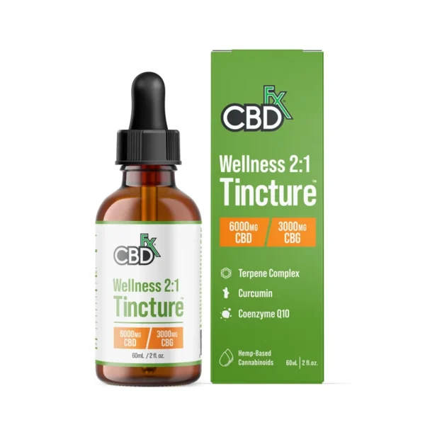 CBD + CBG Oil Wellness Tincture 500-6000mg